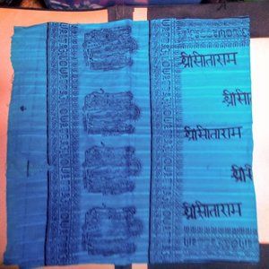 3 Vintage Pure Silk Prayer Scarf/Shawl